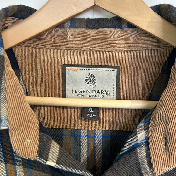 Legendary Whitetails Plaid Flannel Workshirt - Picture 7 of 9